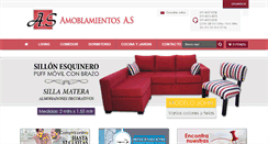 Desktop Screenshot of amoblamientosas.com.ar
