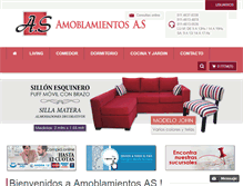 Tablet Screenshot of amoblamientosas.com.ar